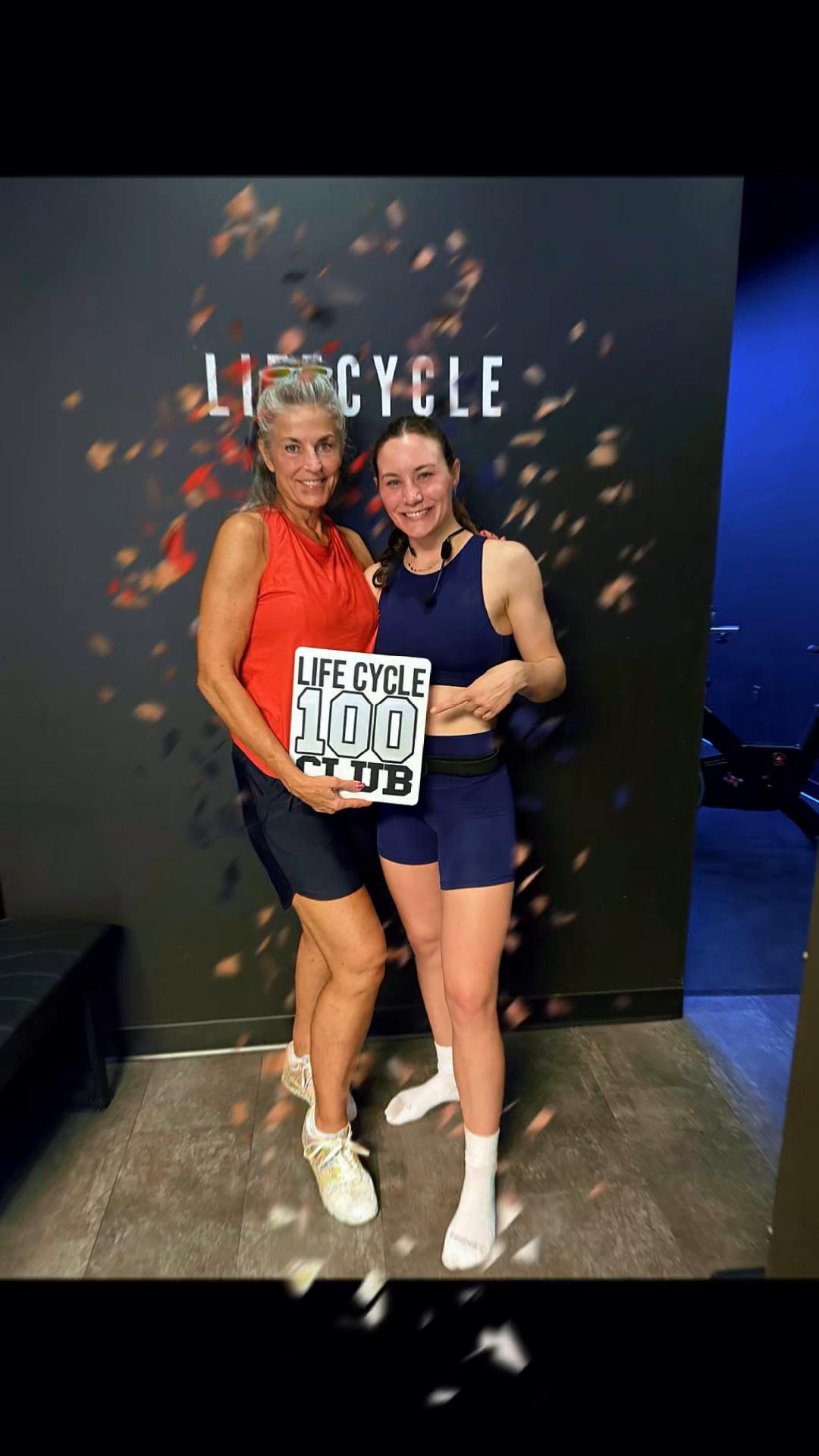 100 Club members at Life Cycle