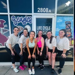 Life Cycle storefront crew at 2808A