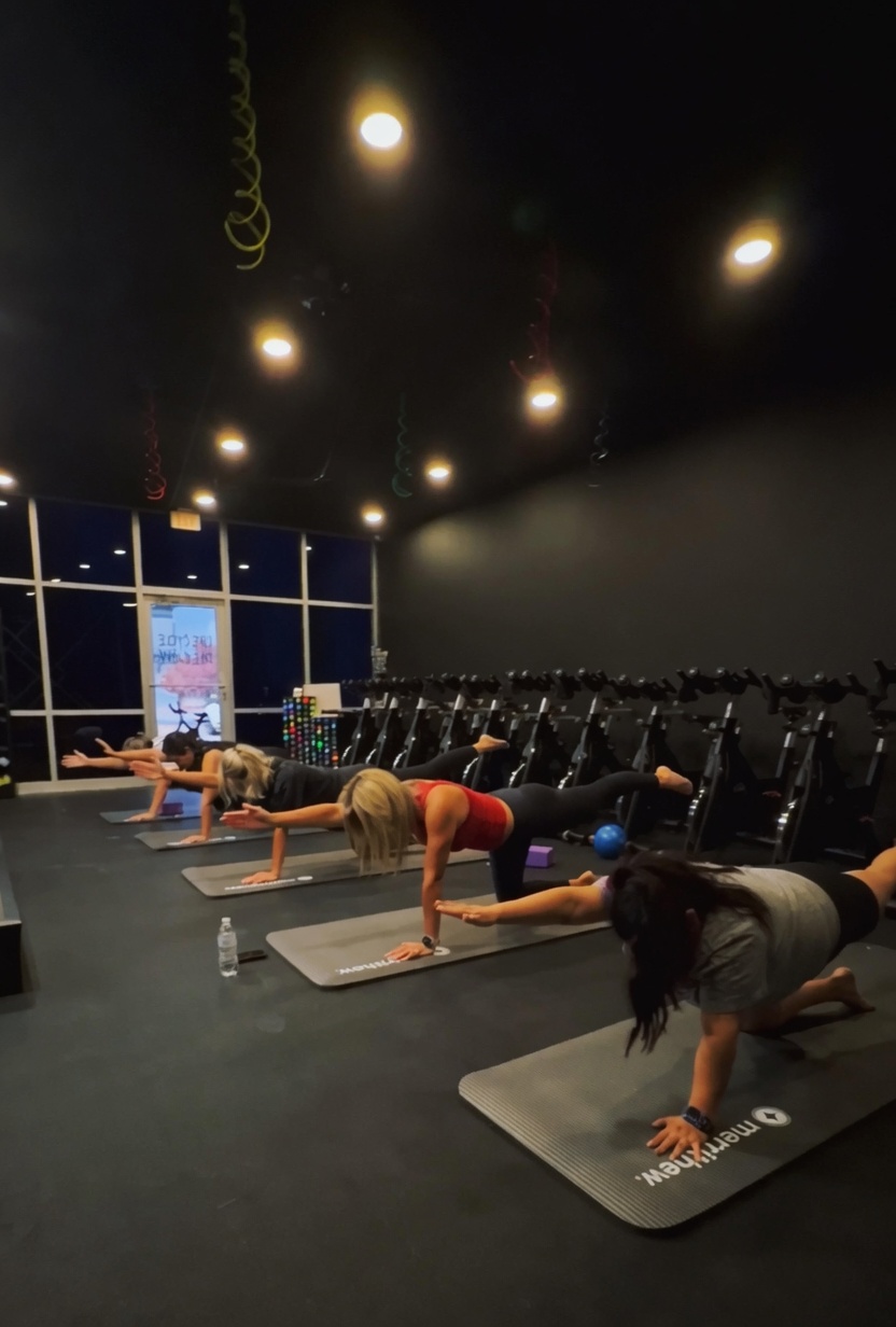 Yoga and mat work in the Life Cycle studio